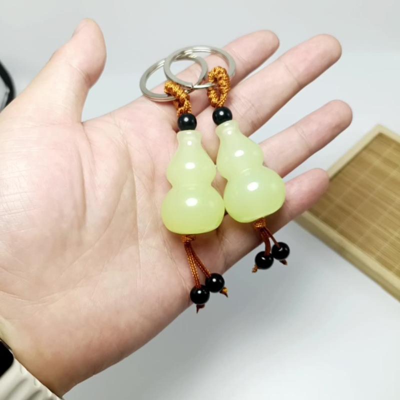 キーホルダー 小物 レディース メンズ 暗闇で光る 蓄光 夜光 ひょうたん 縁起物 魔...