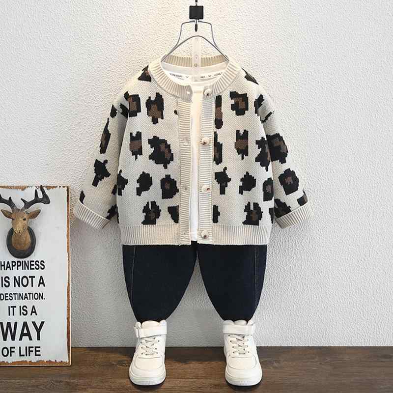 カーディガン キッズ 男の子 春秋 ニット アウター 子供服 ベビー服 カジュアル ト...