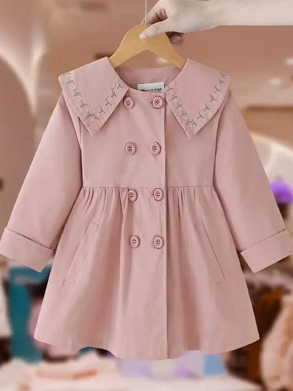 ・カテゴリ: 子供用アウター・ジャケット・コート・対象性別: 女の子・対象年齢: 8歳以上（身長140cm以上）・スタイル: カジュアル・柄: 無地・厚み: 普通・フード: なし・デザイン: 可愛い、カーディガン、トレンド風・袖丈: 長袖・前開き仕様: シングルブレスト・主な素材: ポリエステル 45%・カラー展開: カーキ、ピンク・対応身長: 120cm、130cm、140cm、150cm、160cm、170cm
