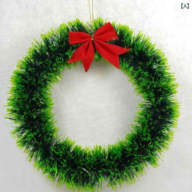 bloomelierのクリスマスリース 赤いリボン デコレーション 飾り付け おしゃれ 20cm 30cm 40cm 装飾 玄関｜アングル2