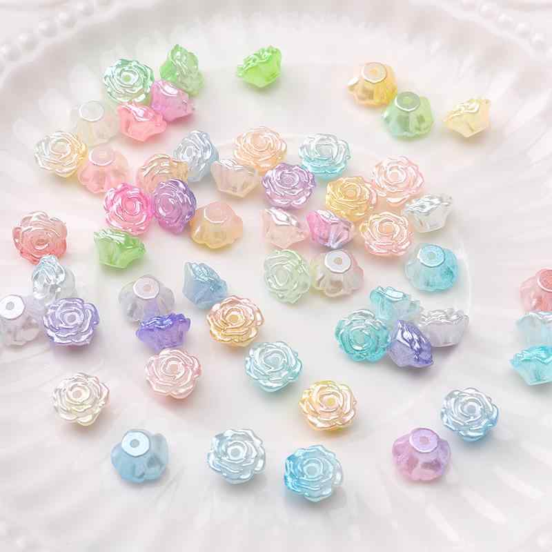 ・カテゴリ: 散珠・素材: ABS・カラー展開: 珠光山茶花 8x5mm 红色系、珠光山茶花 8x5mm 藍色系、珠光山茶花 8x5mm 紫色系、珠光山茶花 8x5mm 梦幻城堡、珠光山茶花 8x5mm 随机混色、珠光铃兰花 8x4mm 孔 随机混色、马贝铃兰花 8x4mm 随机混色等マルチカラー・サイズ仕様: 穴の直径約1mm、1パック約100個入り・スタイル: ファッションスタイル・サイズ: 8mm