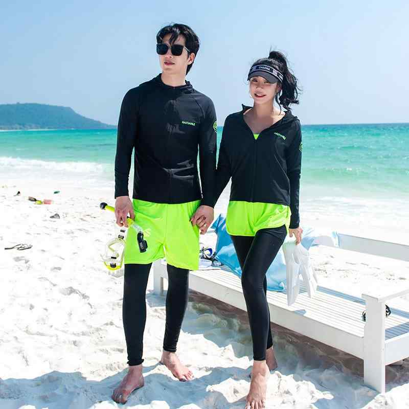 ・機能: 通気性・柄: 無地・対象性別: 男女兼用・対象年齢: 成人・対応シーン: 水泳、ウォータースポーツ・セット内容: レディース5点セット、メンズ3点セット・サイズ展開: M、L、XL、XXL、XXXL・裏地成分比率: 84%・対応スポーツ: ダイビング・生地成分比率: ナイロン82%、スパンデックス18%