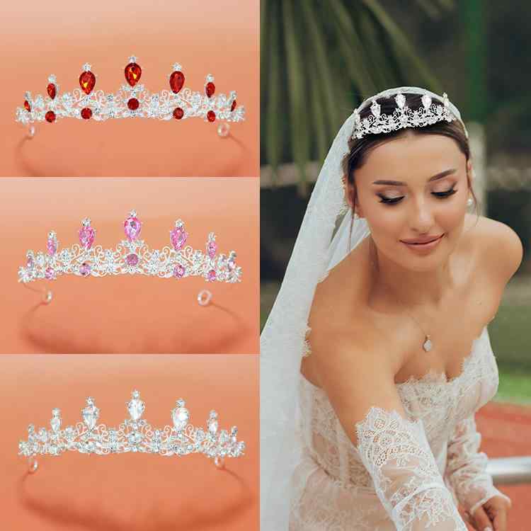 カチューシャ キッズ ティアラ クラウン 水飾 合金 キラキラ ヘッドドレス ヘアアクセサリー ガールズ 子供 プリンセス お姫様 発表会 結婚式 誕生日 パーティー 演奏会 ドレス用