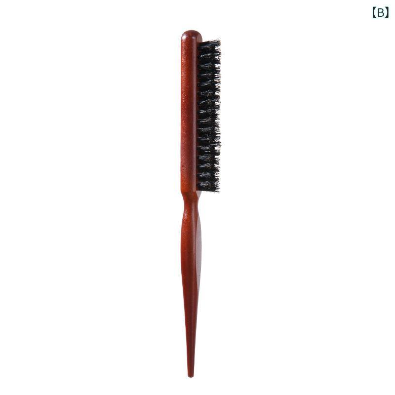 ヘアブラシ メンズ レディース 実木 豚毛 5点セット ロールブラシ コーム 髭ブラシ くし 静電気防止 持ち運び 旅行用 美髪 bloomelier-10607614 bloomelier サンプル画像3