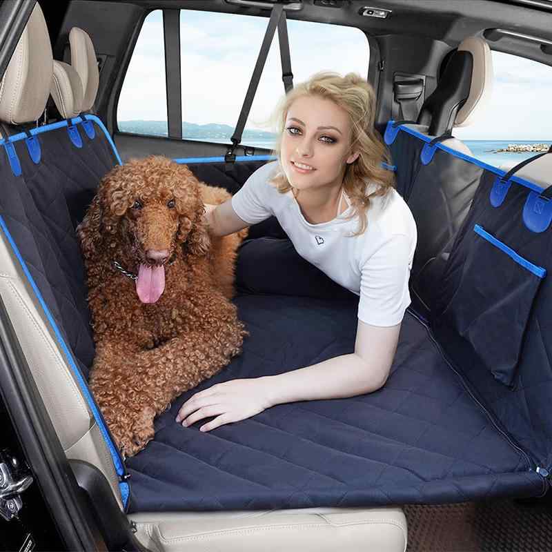 ペットマット 犬用 車載用 後部座席 延長 傷防止 耐摩耗 防水 撥水仕様 お手入れ簡単 取付簡単 大型犬 中型犬 小型犬 ドライブシート ドライブマット ペットシートカバー 通気性 四季通用
