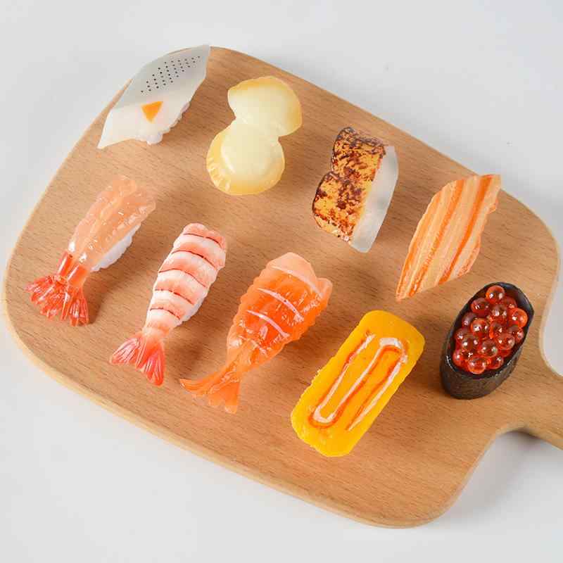 置物 ミニチュア 食品サンプル 寿司 おにぎり 鮭 海老 サーモン リアル 模型 ディスプレイ デコレーション 撮影道具 和風 ジオラマ かわいい