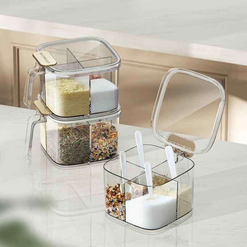 ・主な素材: プラスチック・調味料タイプ: 固体調味料・カラー展開: ホワイト、グリーン、イエロー・スタイル: 現代的