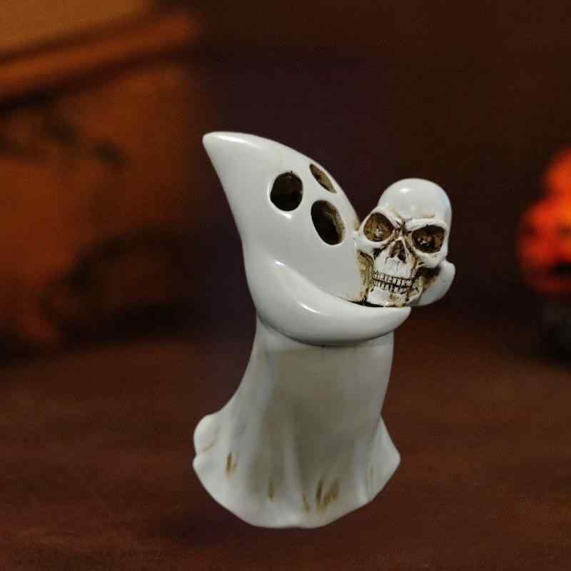 置物 ハロウィン 飾り 怖い 装飾 かぼちゃ ガイコツ お化け 樹脂製 卓上 デコレーション 雑貨 インテリア オブジェ パーティー グッズ ホラー 雰囲気づくり 手のひらサイズ ミニチュア