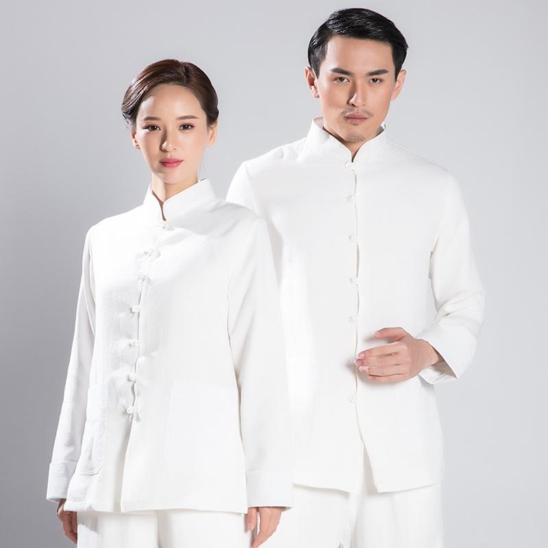 ・カテゴリ: 太極拳服・対象性別: 男女兼用・対象年齢: 成人・柄: 無地・カラー展開: ホワイト、スカイブルー、ピンク、リネンカラー・サイズ展開: XS、S、M、L、XL、XXL