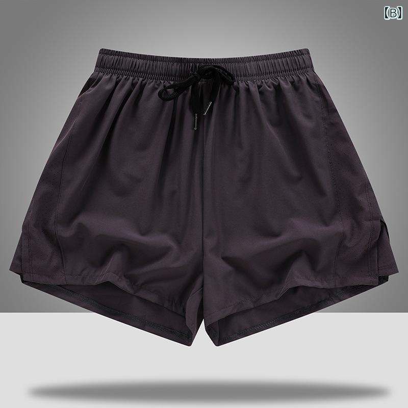 bloomelierのショートパンツ レディース 吸汗速乾 インナー付き 二重構造 ヨガパンツ ランニング フィットネス トレーニング スポーツウェア ルームウェア｜アングル3