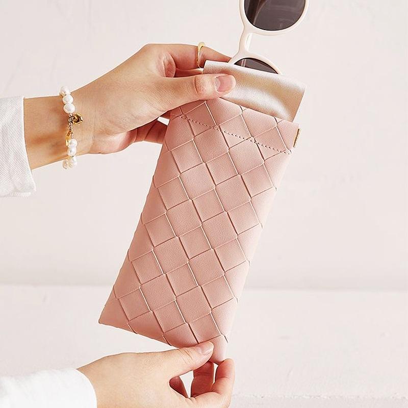 ・素材: PU・用途: メガネケース・スタイル: 収納、コーディネート・カラー展開: ピンク、ホワイト