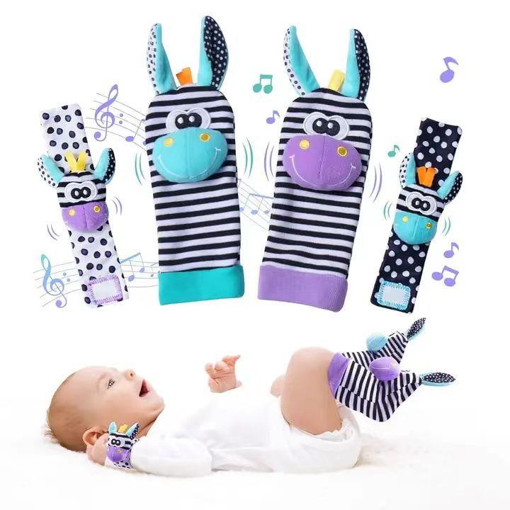 ・カテゴリ: ボア素材玩具・対象: 乳幼児（0-3歳）、制限なし・カラー展開: パープル（キリンセット）