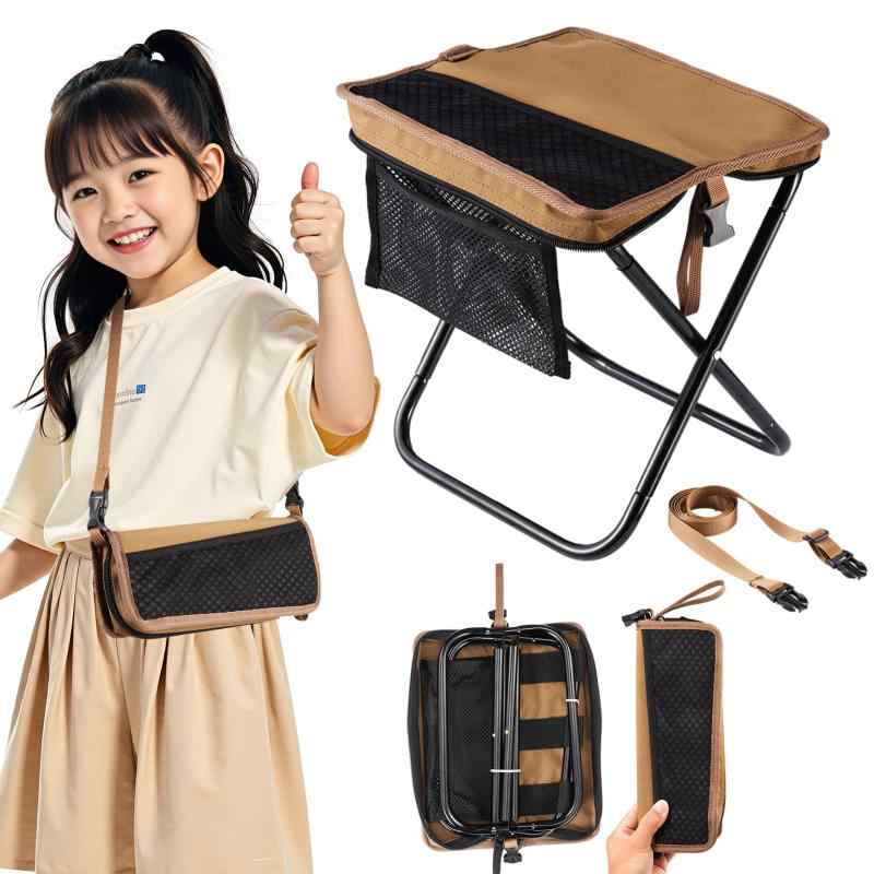 【2025 NEW 折り畳み椅子】 折りたたみいす 小型 軽量 持ち運び コンパクト 収納袋一体 bloomelier-10663794 bloomelier パッケージ画像