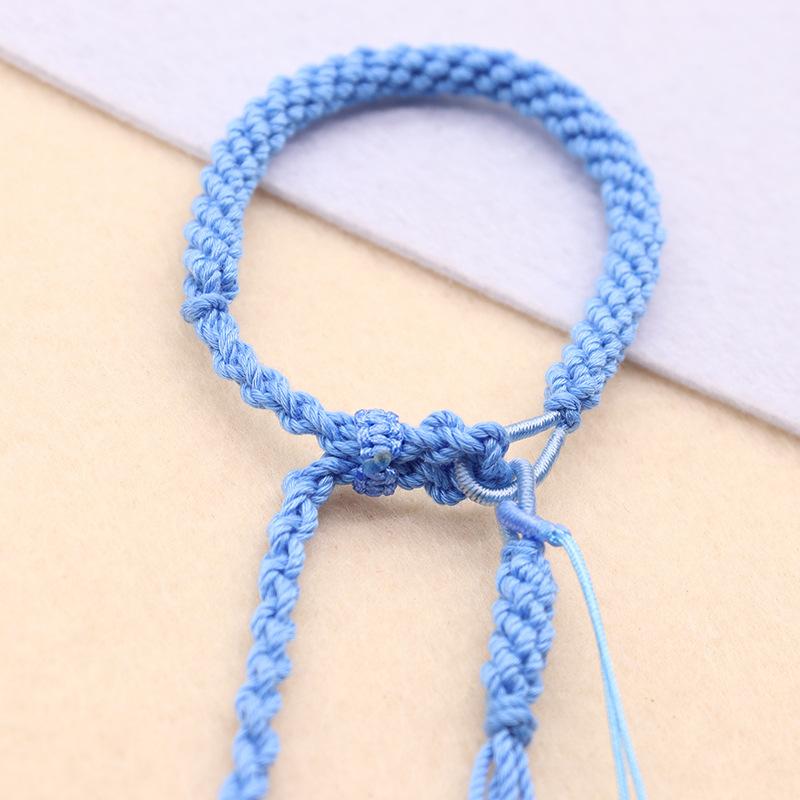 ストラップ 手芸 紐 編み紐 手作り ハンドメイド コットン コード 細め 無地 レッド パーツ