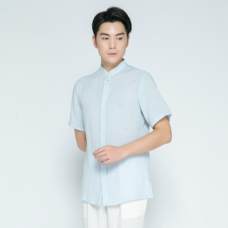 ・カテゴリ: 太極拳ウェア・対象性別: 男性・対象年齢: 成人・柄: 無地・カラー展開: ホワイト、ブラック、ライトブルー・サイズ展開: XS、S、M、L、XL、XXL、XXXL