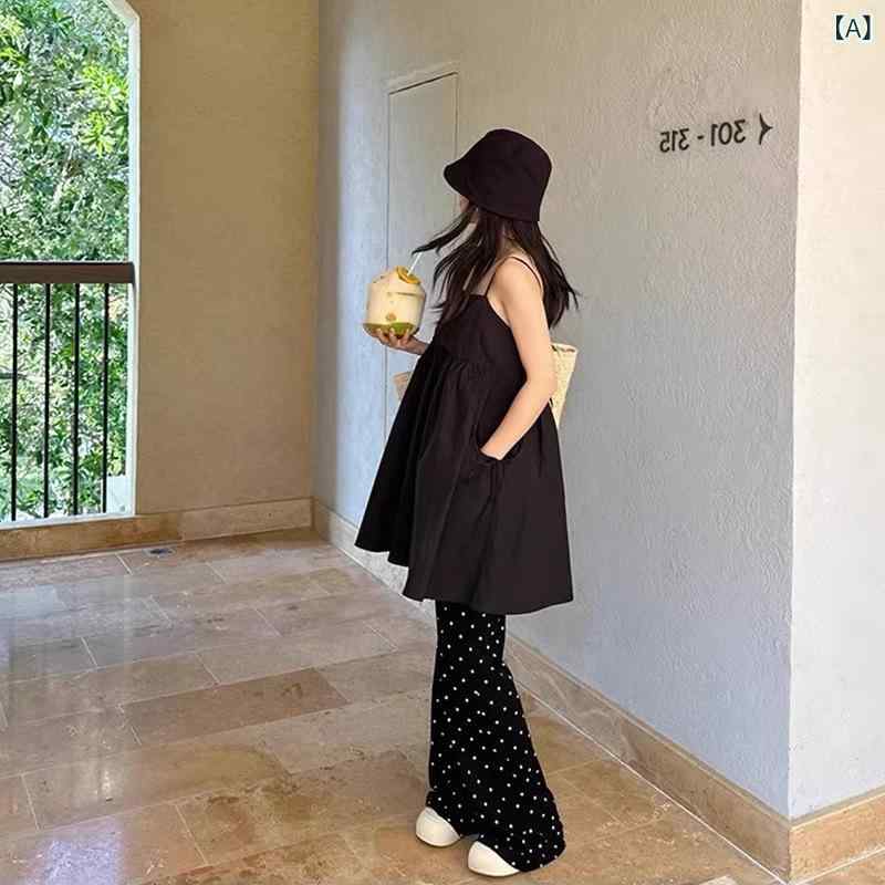 マタニティパンツ レディース 春秋 ドット柄 微フレア フレアパンツ ワイドパンツ ...
