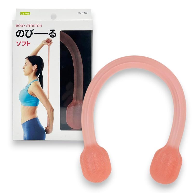ストレッチチューブ ボディストレッチのびーる ぷにぷに柔らかくてよく伸びる 肩甲骨 背中 二の腕 太もも ふくらはぎ ストレッチ 筋トレ 軽量コンパクト 持ち運びに便利 ご自宅 オフィス デスクワーク リフレッシュ bloomelier-10655025 bloomelier サンプル画像2