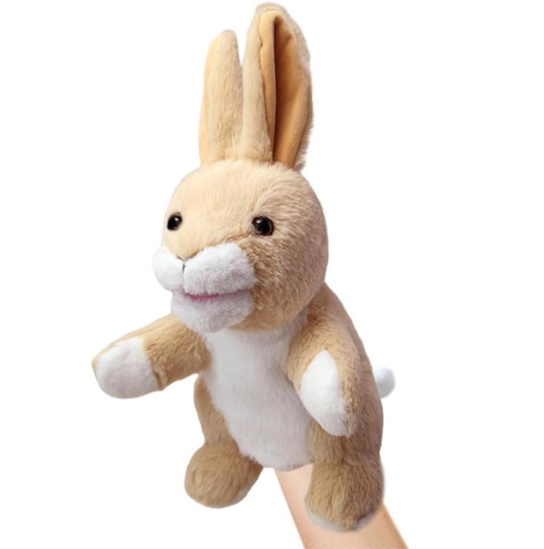 ぬいぐるみパペット おもちゃ 動物 人気 もふもふ 触り心地 手を入れて口を動かす 軽い 操作しやすい 伸縮性 お子様 大人の女性 一般的な大人の男性 bloomelier-10680888 bloomelier サンプル画像2