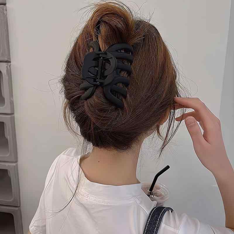 ・カテゴリ: ヘアアクセサリー・主な素材: プラスチック、樹脂・スタイル: ファッション、通勤・タイプ: バンスクリップ・デザイン: カボチャ・カラー展開: ブラック、ダークブラウン、カーキ、ライトブラウン・対象: 女性・モチーフ: フルーツ、フード