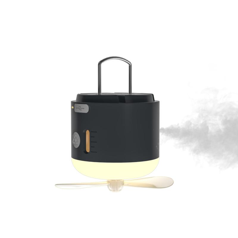 多機能アウトドアランタン、停電、緊急用モバイル充電器搭載、強力ファン冷却システム、ハンギングランプ、アウトドア キャンプ 登山、3段階調光機能、防災、 bloomelier-10752429 bloomelier サンプル画像2