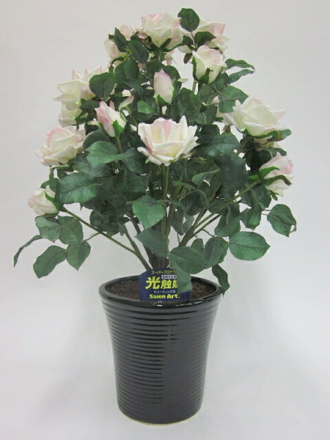 楽天ブルーミンググレイス”超質感”光触媒アートフラワー（造花）　ばら（バラ・薔薇）2本立ち（絞りピンク）生花と間違えるほどのリアルな質感をぜひ体験してください。贈り物・母の日・新築祝・開店祝・誕生日・記念日・卒業式・入学式・ギフト・お歳暮・お年賀に 【smtb-s】