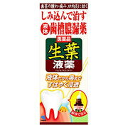 生葉液薬 商品説明 『生葉液薬 』 生葉液薬です。歯茎の腫れ、うみ、痛み、むずがゆさ、口臭など歯肉炎、歯槽膿漏における諸症状、口内炎に優れた効き目があります。液体タイプなので、4つの有効成分を歯周ポケットにもすばやく行きわたらせ、効果的に作用し、優れた効き目を発揮します。歯茎にスーっとしみこむような爽やかな使用感です。医薬品。 ※ メーカー様の商品リニューアルに伴い、商品パッケージや内容等が予告なく変更する場合がございます。また、メーカー様で急きょ廃盤になり、御用意ができない場合も御座います。予めご了承をお願いいたします。【生葉液薬 　詳細】 100g中 ヒノキチオール 0.1g 塩化セチルピリジニウム 0.05g グリチルリチン酸二カリウム 0.4g アラントイン 0.3g 添加物として エデト酸カルシウム二ナトリウム，クエン酸，ポリソルベート80，ハッカ油，キシリトール，香料，プロピレングリコール，エタノール を含有。 原材料など 商品名 生葉液薬 内容量 20g 販売者 小林製薬（株） 保管及び取扱い上の注意 1.直射日光の当たらない、湿気の少ない涼しいところに密栓して保管すること 2.小児の手の届かないところに保管すること 3.他の容器に入れ替えないこと(誤用の原因になったり、品質が変わる) 用法・用量 歯肉炎・歯槽膿漏：1日2回ブラッシング後適量（約0.3g）を綿棒を用いて歯ぐきに塗り込む。 口内炎：1日2〜4回、適量を患部に塗布する 効果・効能 歯肉炎・歯槽膿漏における諸症状（歯ぐきの出血・発赤・はれ・うみ・痛み・むずがゆさ，口のねばり、口臭）の緩和，口内炎 ご使用上の注意 ●相談すること 1.次の人は、使用前に医師、歯科医師または薬剤師に相談すること。 (1)医師または歯科医師の治療を受けている人 (2)本人または家族がアレルギー体質の人 (3)薬によりアレルギー症状を起こしたことがある人 2.次の場合は、直ちに服用を中止し、この文書を持って医師または薬剤師に相談すること (1)服用後、次の症状があらわれた場合 皮ふ・・・発疹・発赤、かゆみ その他：味覚異常　 (2)5-6回服用しても症状がよくならない場合 広告文責 株式会社プログレシブクルー072-265-0007 商品に関するお問い合わせ 小林製薬株式会社 お客様相談室 電話：06-6203-3625 受付時間：9：00-17：00(土・日・祝日を除く) 区分 日本製・第3類医薬品 ■ 医薬品の使用期限 医薬品に関しては特別な表記の無い限り、1年以上の使用期限のものを販売しております。 それ以外のものに関しては使用期限を記載します。 医薬品に関する記載事項はこちら【第3類医薬品】生葉液薬 20g×3個セット