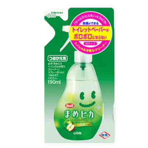 【3個セット】 ルック まめピカ トイレのふき取りクリーナー つめかえ用(190mL)×3個セット 【正規品】