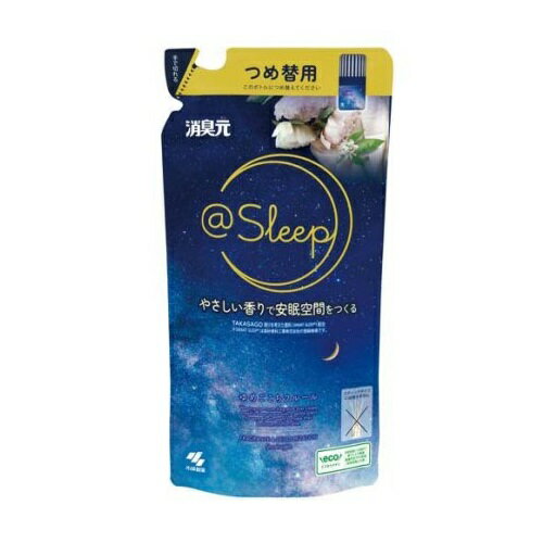 Rakuten - 【3個セット】 小林製薬 消臭元 ＠Sleep ゆめごこちフルール 寝室用 詰め替え(400ml)×3個セット【正規品】