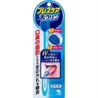 ブレスケア 舌クリン かため 商品説明 『ブレスケア 舌クリン かため』 Wの機能で舌表面のヒダヒダに入り組んだ舌苔を効果的に取り除く舌クリーナーです。コンパクトヘッドなので、えずきにくく、舌の奥まで楽に届きます。 原材料など 商品名 ブレスケア 舌クリン かため 原材料 ●柄の材質：ポリプロピレン●ブラシの材質：熱可塑性エラストマー●耐熱温度：80度 内容量 1本 原産国 タイ 販売者 小林製薬 ご使用方法 ●ブラシ面を舌に軽くあてて、舌の奥から手前に引き、汚れをゆっくりかき出してください。使用後は水でよく洗浄し、乾燥させて清潔に保管してください。●口臭など気になった時にご使用ください。●衛生的にご使用いただくために30日くらいを目安にお取り替え下さい。 ご使用上の注意 ●舌を強くこすらない(舌を傷つける恐れあり)●舌が荒れているときは、使用しない●痛み、出血など、異常が現れた場合は使用を中止する●舌の奥深くまで入れないこと●乳幼児・小児には使わせないこと 広告文責 株式会社プログレシブクルー072-265-0007 区分 日用品【72個セット】【1ケース分】 ブレスケア 舌クリン かため×72個セット　1ケース分