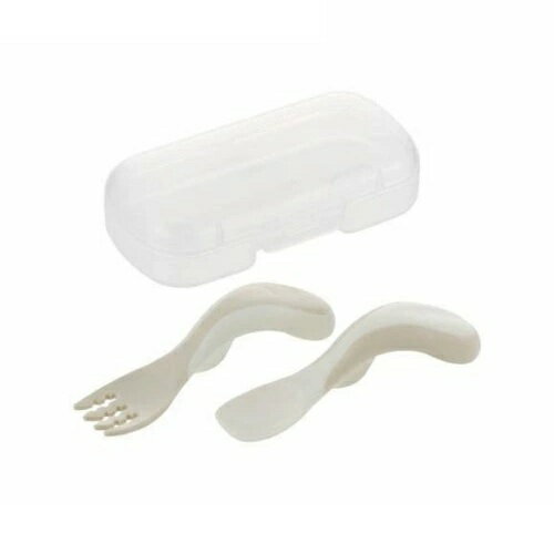 【60個セット】【1ケース分】 リッチェル トライ つまみ持ちスプーン・フォーク ケース付き(1セット)×60個セット　1ケース分【正規品】【mor】【ご注文後発送までに3週間前後頂戴する場合がございます】