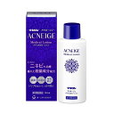 マキロン　アクネージュ　メディカルローション100ml 商品説明 『マキロン　アクネージュ　メディカルローション100ml 』 ●ニキビの原因菌に，優れた殺菌成分を配合しています。 ●殺菌・抗炎症・角質軟化の3つの作用で効果を発揮します。 ●無香料・無着色・エタノールフリー・弱酸性のローションです。 ●さっぱりとしてべたつかず，フェイスラインやデコルテなどのニキビにもお使いいただけます。 【マキロン　アクネージュ　メディカルローション100ml 　詳細】 本品は，無色澄明なローションで，100g中に次の成分を含有しています。 ベンゼトニウム塩化物 0.05g アラントイン 0.2g サリチル酸 0.5g 添加物として 1，3-ブチレングリコール，ポリオキシエチレンポリオキシプロピレンセチルエーテル，クエン酸Na，クエン酸，リン酸水素Na を含有。 原材料など 商品名 マキロン　アクネージュ　メディカルローション100ml 内容量 100ml 販売者 ジャパンメディック（株） 保管及び取扱い上の注意 （1）直射日光の当たらない涼しい所に密栓して保管して下さい。 （2）小児の手の届かない所に保管して下さい。 （3）他の容器に入れ替えないで下さい。（誤用の原因になったり品質が変わります） （4）自動車の中や暖房器具の近く等，高温(40℃以上)の所に置かないで下さい。(容器が変形することがあります) （5）本剤は化学繊維，プラスチック類，塗装面等を溶かしたりすることがありますので，床，家具，メガネ等につかないようにして下さい。 （6）表示の使用期限を過ぎた製品は使用しないで下さい。 用法・用量 1日2回(朝・晩)，コットン，脱脂綿，ガーゼ等に適量をとり，肌にしばらくの間(2〜3分間)押し当てて下さい。 （1）使用法を厳守して下さい。 （2）1回の使用量はコットン等がしっかりとぬれるくらい(薬液がたれない程度)が目安です。 （3）小児に使用させる場合には，保護者の指導監督のもと使用させて下さい。 （4）目に入らないように注意して下さい。万一，目に入った場合には，すぐに水又はぬるま湯で洗って下さい。なお，症状が重い場合には，眼科医の診療を受けて下さい。 （5）外用にのみ使用して下さい。 効果・効能 にきび ご使用上の注意 （守らないと現在の症状が悪化したり，副作用が起こりやすくなります）次の部位には使用しないで下さい。 目や目の周囲1．次の人は使用前に医師，薬剤師又は登録販売者に相談して下さい。 　（1）医師の治療を受けている人 　（2）薬などによりアレルギー症状を起こしたことがある人 　（3）患部が広範囲の人 　（4）湿潤やただれのひどい人 　（5）深い傷やひどいやけどの人 　（6）硬結(硬いしこり)のある重症の人 2．使用後，次の症状があらわれた場合は副作用の可能性がありますので，直ちに使用を中止し，この文書を持って医師，薬剤師又は登録販売者に相談して下さい。 ［関係部位：症状］ 皮膚：発疹・発赤，かゆみ 3．2週間位使用しても症状がよくならない場合や，本剤の使用により症状が悪化した場合は使用を中止し，この文書を持って医師，薬剤師又は登録販売者に相談して下さい。 4．その他 　（1）本剤は傷口があると，しみる，ヒリヒリする等の一過性の刺激があらわれることがあります。刺激が気になる場合は，使用を中止して下さい。 　（2）本剤の使用により，皮膚が多少乾燥したり，赤みがさしたりすることがあります。そのときは使用を一時中止して下さい。再び使用するときは間隔をあけて使用して下さい。 ◆ 医薬品について ◆医薬品は必ず使用上の注意をよく読んだ上で、 それに従い適切に使用して下さい。 ◆購入できる数量について、お薬の種類によりまして販売個数制限を設ける場合があります。 ◆お薬に関するご相談がございましたら、下記へお問い合わせくださいませ。 株式会社プログレシブクルー　072-265-0007 ※平日9:30-17:00 (土・日曜日および年末年始などの祝日を除く） メールでのご相談は コチラ まで 広告文責 株式会社プログレシブクルー072-265-0007 商品に関するお問い合わせ 会社名：第一三共ヘルスケア株式会社 お問い合わせ先：お客様相談室 東京都中央区日本橋3-14-10 問い合わせ先：お客様相談室 電話：0120-337-336 受付時間：9：00〜17：00（土、日、祝日を除く） 区分 日本製・第2類医薬品 ■医薬品の使用期限 医薬品に関しては特別な表記の無い限り、1年以上の使用期限のものを販売しております。 それ以外のものに関しては使用期限を記載します。医薬品に関する記載事項はこちらマキロン　アクネージュ　メディカルローション100ml 　100ml×3個セット