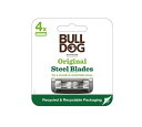 【5個セット】シック BULLDOG オリジナル 替刃(4個入)×5個セット 【正規品】【k】【mor】【ご注文後発送までに2週間前後頂戴する場合が..