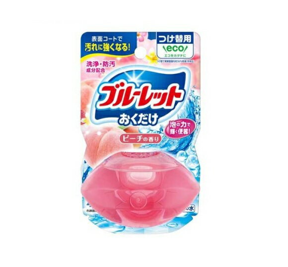 【48個セット】【1ケース分】 小林製薬 液体ブルーレットおくだけ つけ替用 ピーチの香り(70ml)×48個セット 1ケース分 【正規品】