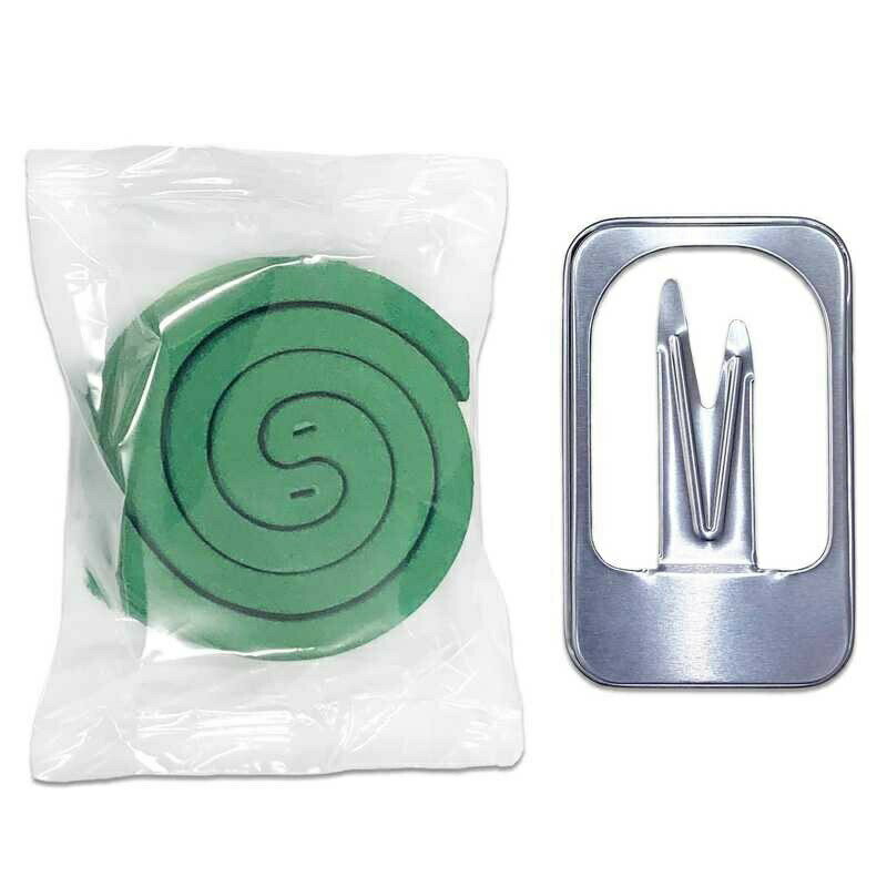 【36個セット】【1ケース分】ライオンケミカル ライオンかとり線香 プチかとり太巻 吊り下げ皿セット 縦型×36個セット　1ケース分【正規品】【ori】