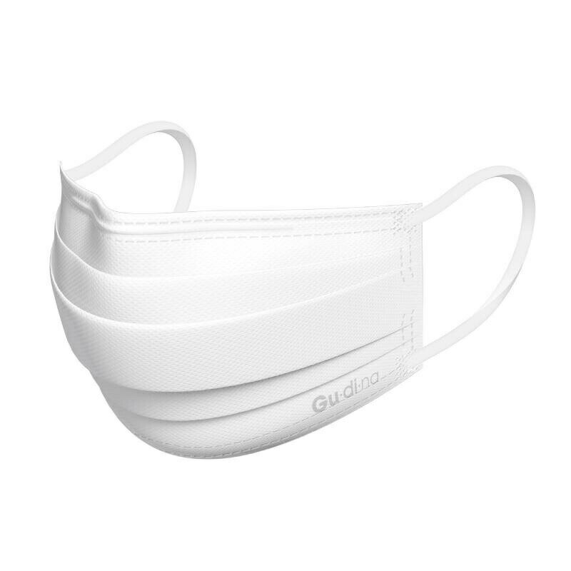 【10個セット】 青山通商 グディナ やわらか快適不織布マスク ふつう ホワイト(50枚入)×10個セット 【正規品】