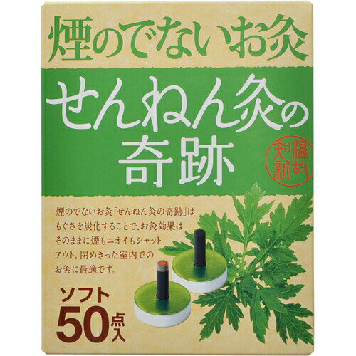 【5個セット】せんねん灸の奇跡 煙の出ないお灸 ソフト 50点入×5個セット 【正規品】【k】【mor】【ご..