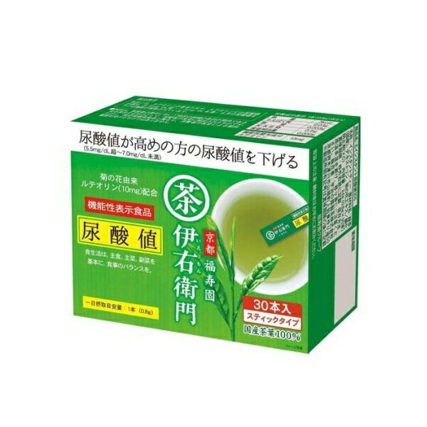 【10個セット】 宇治の露製茶 伊右衛門 機能性インスタント緑茶 尿酸値(30本入)×10個セット【正規品】【ori】※軽減税率対象品