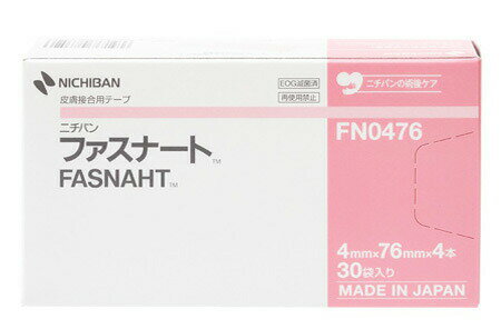 【20個セット】 ニチバン 皮膚接合用テープ ファスナート 4mm×76mm 120本入　 FN0476×20個セット【正規品】