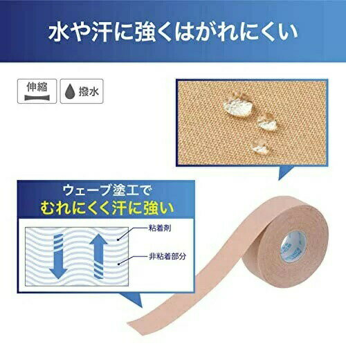【20個セット】 ニトムズ ニトリート キネシオロジーテープ ベージュ NKH-BP75×20...