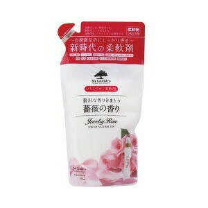 【24個セット】【1ケース分】 マイランドリー 詰替用 薔薇の香り 480ml ×24個セット　1ケース分 【正規品】【mor】【ご注文後発送までに2週間前後頂戴する場合がございます】