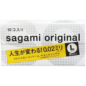 ○【 定形外・送料350円 】 コンドーム サガミオリジナル002 Lサイズ 10コ入 【正規品】【k】【ご注文後発送までに1週間前後頂戴する場合がございます】