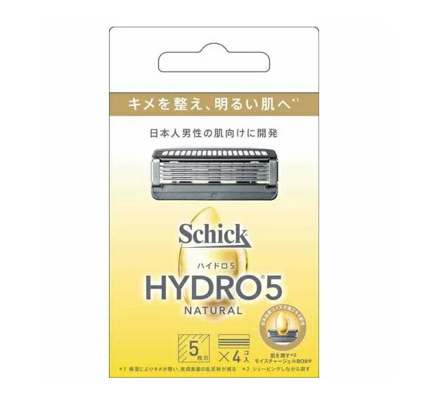 【10個セット】 シック ハイドロ5 ナチュラル 替刃(4個入)×10個セット【正規品】【k】【mor】【ご注文後発送までに1週間前後頂戴する場合がございます】