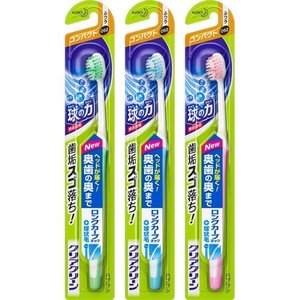 【3個セット】 クリアクリーン ハブラシ 奥歯プラス コンパクト ふつう 1本入×3個セット 【正規品】