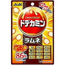 ドデカミンラムネ 41g 商品説明 『ドデカミンラムネ 41g』 ぶどう糖をベースに「ドデカミン」の味わいを再現したラムネ菓子 「ドデカミン」の味わいを再現しながら、ぶどう糖を86%とたっぷり配合(※含水結晶ぶどう糖として)元気成分を12種類配合。食べやすい大粒タイプのラムネ。 ※企画品のため、急きょ製造終了になる場合が御座います 【ドデカミンラムネ 41g　詳細】 原材料など 商品名 ドデカミンラムネ 41g 内容量 41g 原産国 日本 販売者 アサヒグループ食品 広告文責 株式会社プログレシブクルー072-265-0007 区分 食品【5個セット】 ドデカミンラムネ 41g×10個セット