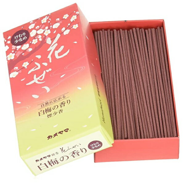 【80個セット】【1ケース分】 カメヤマ　花ふぜい 白梅 煙少香×80個セット　1ケース分 【正規品】【mor】【ご注文後発送までに3〜4週間前後頂戴する場合がございます】 2