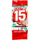 ヘルシークラブ プロテイン15ウエハース カカオ味(6枚入)【正規品】 ※軽減税率対象品(4)