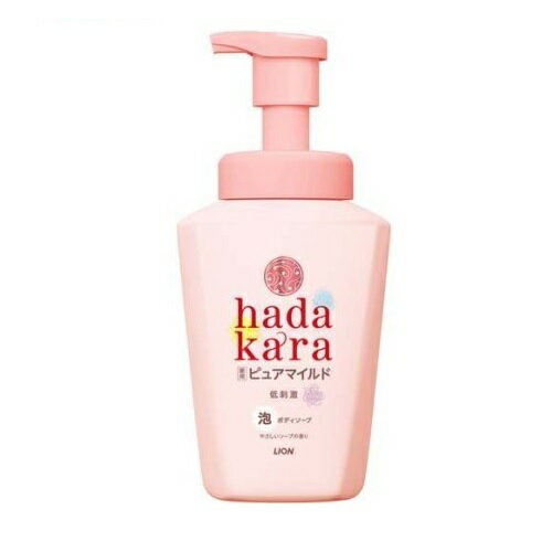 【3個セット】ライオン ハダカラ 泡ボディソープ 薬用ピュアマイルドタイプ 本体(550ml)×3個セット 【正規品】