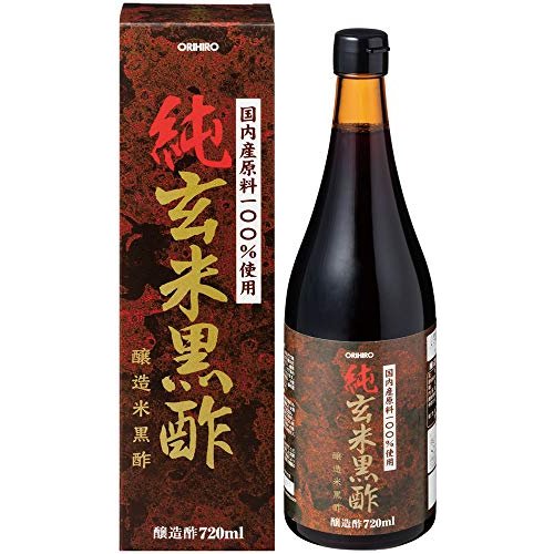 オリヒロ 純玄米黒酢 720ml【正規品】【ori】 ※軽減税率対象品