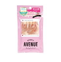 【5個セット】 アイエスリンク BEAUTY AVENUE リアルジェルネイルシール マロンピンクブラウン(24枚入)×5個セット 【正規品】