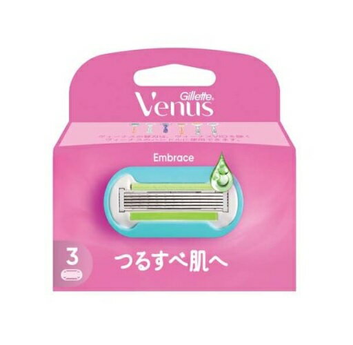 【40個セット】【1ケース分】 P&G ジレット ヴィーナス エンブレイス 替刃(3個入)×40個セット 1ケース分 【正規品】【mor】【ご注文後発送までに2週間前後頂戴する場合がございます】